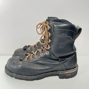 Danner Boots Size 10 Gore Tex Quarry 8” Black Steel Toe